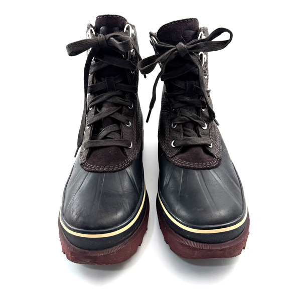 Sorel Men's Caribou Storm WP 'Blackened Brown' NM3964-205 size 8.5 - Picture 2 of 10